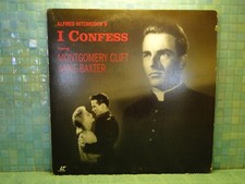 I Confess Alfred Hitchcock Montgomery Clift Laserdisc -EXTRA LDs SHIP FREE