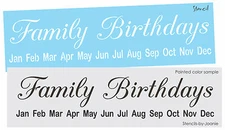 Joanie Stencil Family Birthdays Months Jan Feb July Nov Dec Home DIY Craft Signs