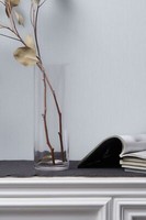 Vliestapete Einfarbig Textilstruktur Optik Modern Blau Creme 47609 (5,99€/1Qm)