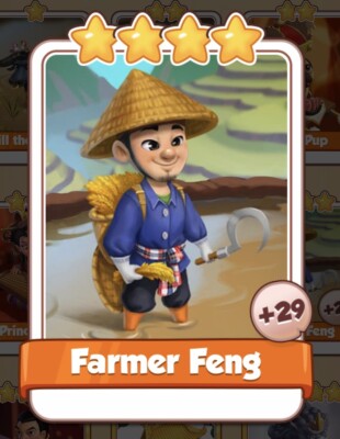 coin master rare cards coin master Farmer Feng Rare card