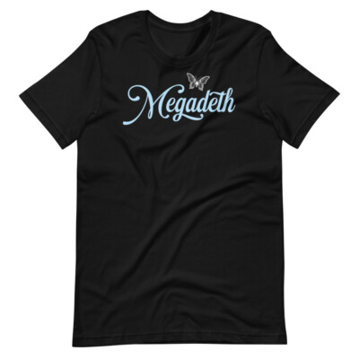MEGADETH Band Parody Funny Easy Listening Shirt Logo Short-Sleeve