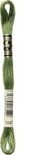 DMC Mouline Stranded Cotton Embroidery Thread 8m Skein - Green (3347)