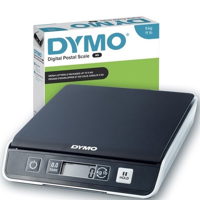 DYMO M5 Paketwaage | bis zu 5 kg | USB Briefwaage mit LCD-Bildschirm | 20 cm x 2