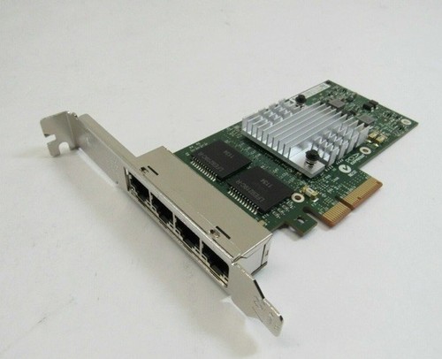 Czteroportowy adapter Ethernet Intel I340-T4 PCI-E x4 - Zdjęcie 2 z 3