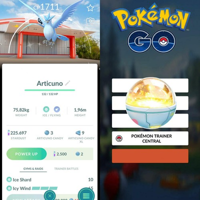 #ad Pokémon Go Shiny Articuno PokePark Kanto Background ✨ Mini PTC 80k Stardusts $4.90