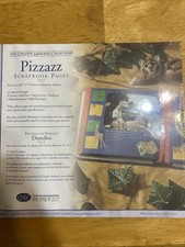 Creative Memories Pizzazz 7x7 Scrapbook Pages Blue Red Trim 2003 SEALED NEW