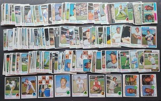 1973 1974 Topps Baseball CARD LOT (400) Commons w/ Few Stars EX / EXMT No Dups