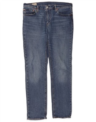 Levi's Mens 511 Slim Jeans W36 L34 Blue Cotton BT17