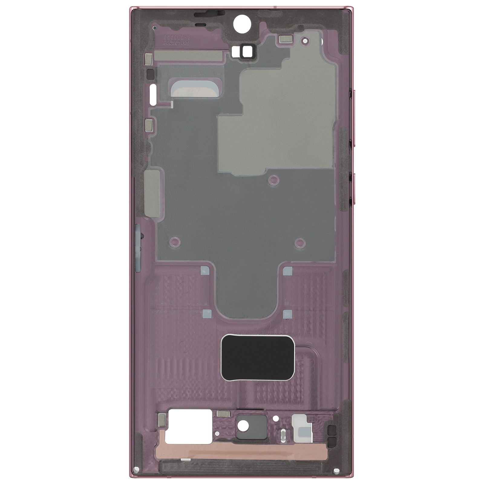 Pièce Galaxy S22 Ultra coque centrale bordeaux pour redresser un châssis tordu
