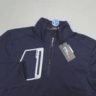RLX Ralph Lauren Golf 1/4 Zip Men's Navy Blue Stretch Wicking $148