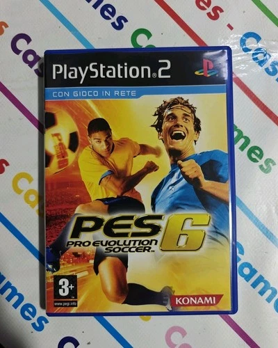 PS2 PES 6 PLAYSTATION 2 ITALIAN PAL PRO EVOLUTION SOCCER 2006 DISC NEW