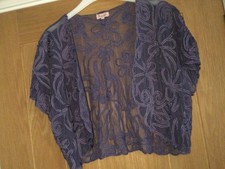 Phase Eight purple Shrug Bolero Size 18