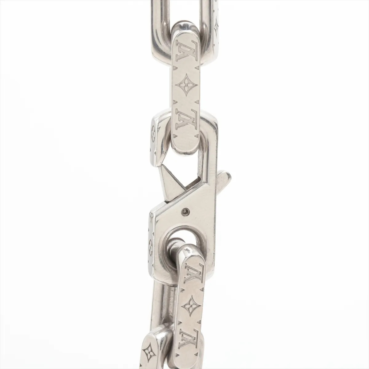 Louis Vuitton M00677 Collier Monogram Chain LE4212 Necklace metal Black × Silver thumbnail 3