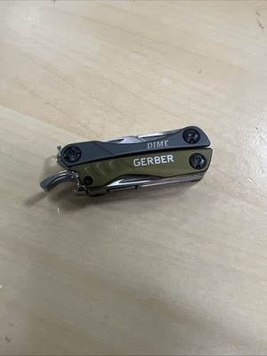 Gerber Dime Mini Multitool Keychain Green/black