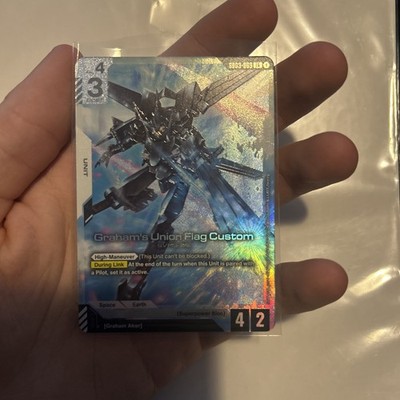 Grahams Union Flag Custom LR GD03-069 Gundam TCG Card Foil Steel Requiem English