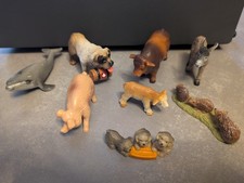 Selten! Bully Tiere 80er Jahre Vintage Bauernhof spielen sammeln