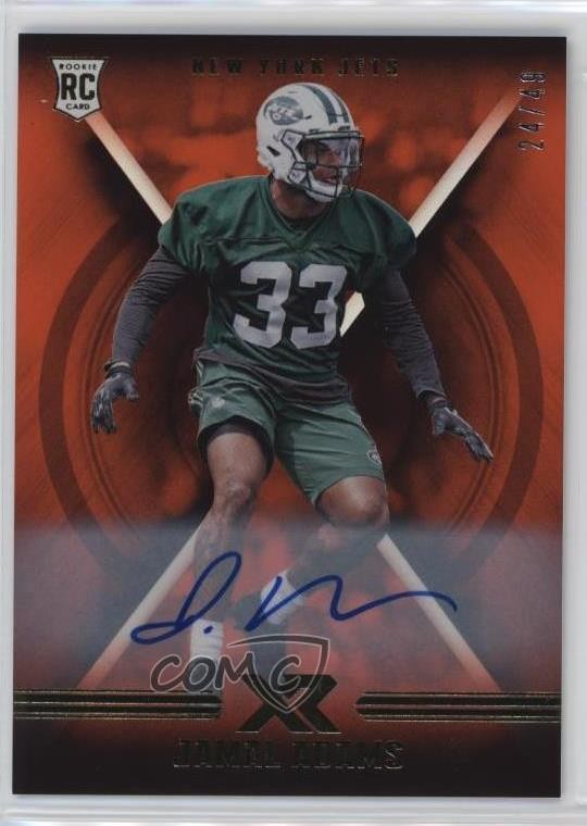 Jamal Adams Panini XR #117 Autograph-Orange