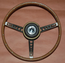 Ford Mustang 1965-1966 3-Spoke Deluxe Woodgrain Steering Wheel OEM original