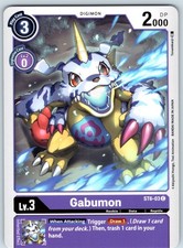 Gabumon Common Starter Deck 06: Venomous Violet Normal ST6-03 C NM