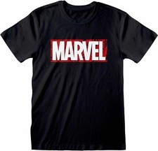 Abbigliamento Marvel: Logo Overlay (T-Shirt Unisex Tg. L)