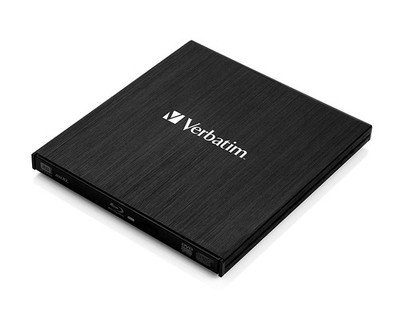 VERBATIM 43890 Slimline extern Blu-Ray Brenner