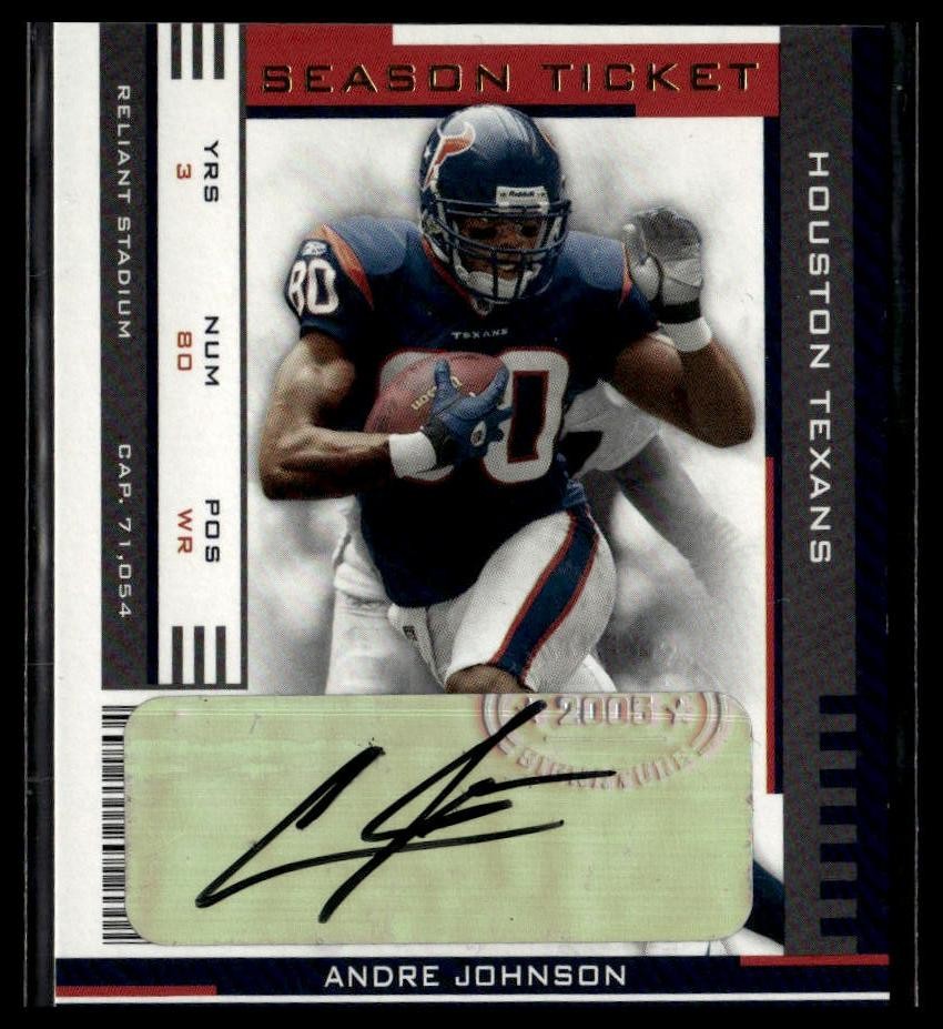 2005 Playoff Contenders #39 Andre Johnson Autographs