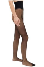 Commando Women's The Essential Back Seam Sheer Tights Black
