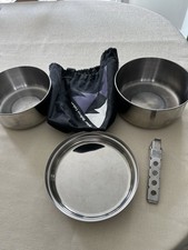MSR Alpine Cook Set Stainless Steel 2 Pot 4 P...