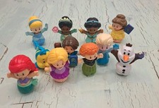 Fisher Price Little People Disney Lot 11 Princess Ariel Elsa Anna Rapunzel+ More