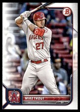 Mike Trout 2022 Bowman #32 Los Angeles Angels MLB READ FREE SHIP AutographDen