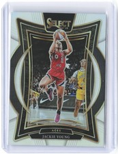 2025 Panini WNBA Select Jackie Young #50 Concourse Silver Prizms Las Vegas Aces