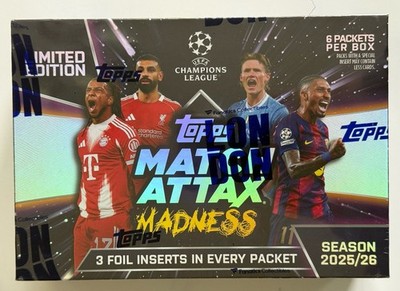 Topps Match Attax Madness Champions League 2025/26 Box London Exclusive Sealed