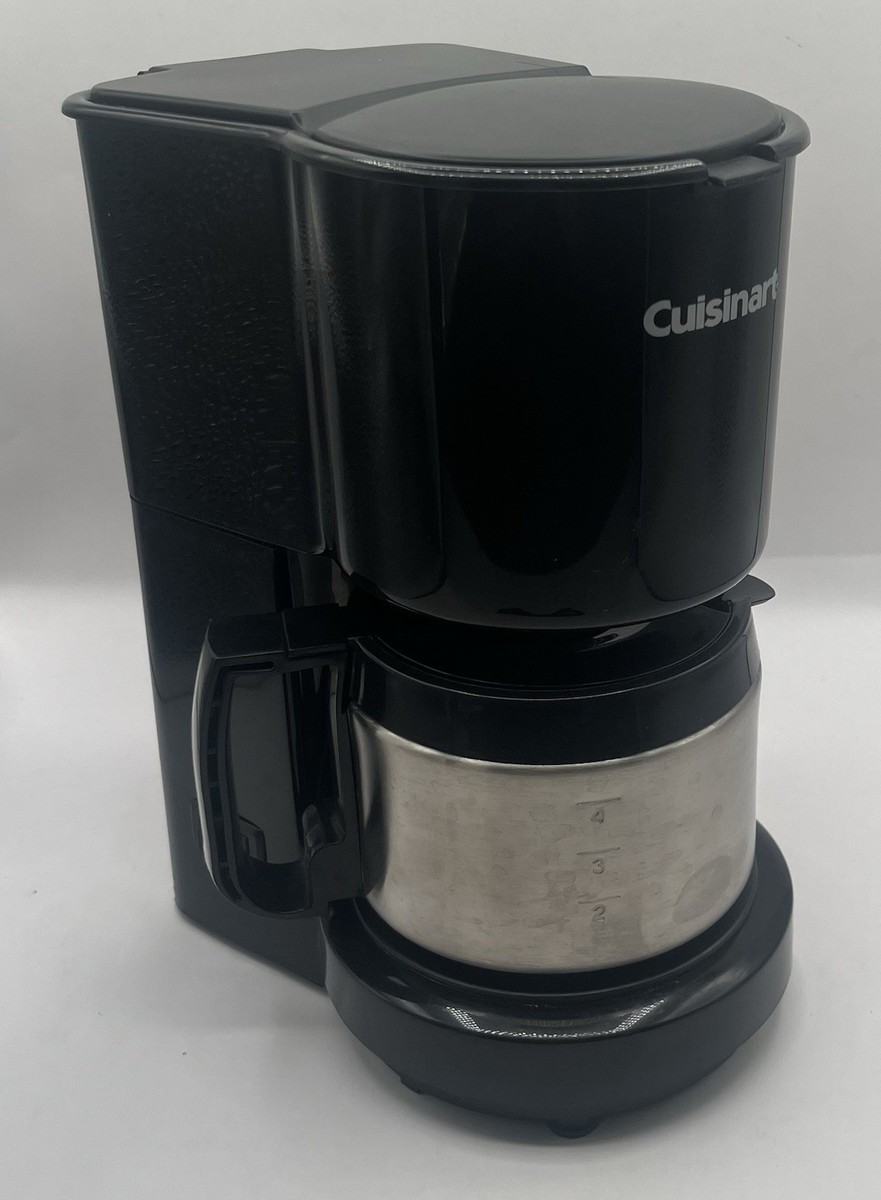 Cuisinart DCC-450BK 4-Cup Coffee Maker with Stainless-Steel Carafe Black