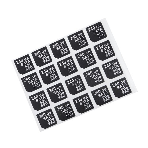 200PCS DXD9H X7K8W Plateau Caddy Adhésif Autocollants Étiquettes POUR DELL G14 Stickers Disque Dur - Photo 85/170