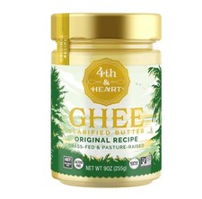 Original Recipe Ghee Clarified Butter 9oz Smooth Spreadable Cooking Oil Jar