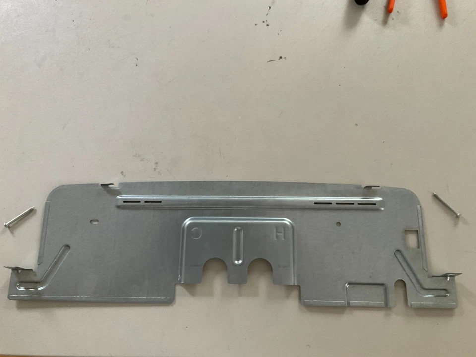 Hotpoint 3.8 cu ft washer, rear control panel cover, used, for GE HTW240ASK6WS - image 4 of 4