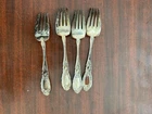 Towle Sterling Silver (.925) Forks Pat. 1932 Set of 4 1900-1940