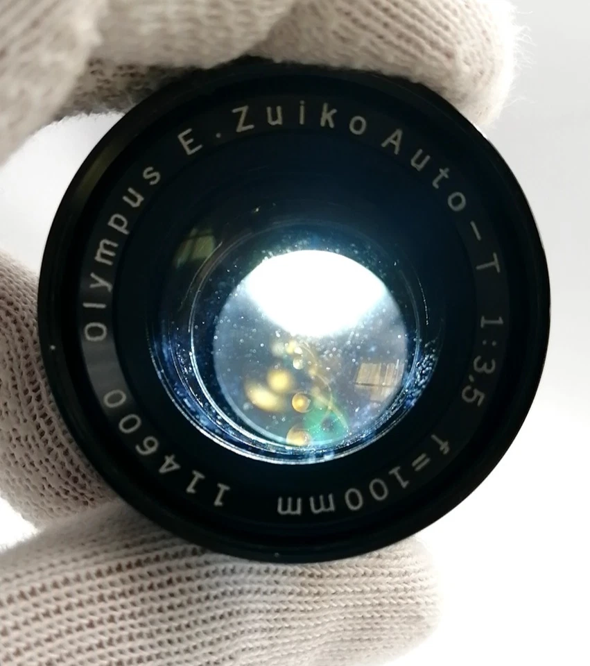 🎦👀🌟N MINT🌟 Olympus E.Zuiko Auto-T 100mm f3.5 Lens for Pen F FT FV From JAPAN - Image 4 of 4