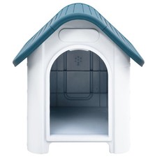 Dog House Garden Dog Kennel Small Pet Cage Puppy Shelter Polypropylene vidaXL