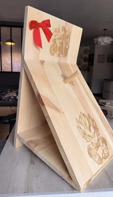 Porte Casque En Bois  - Photo 1/2