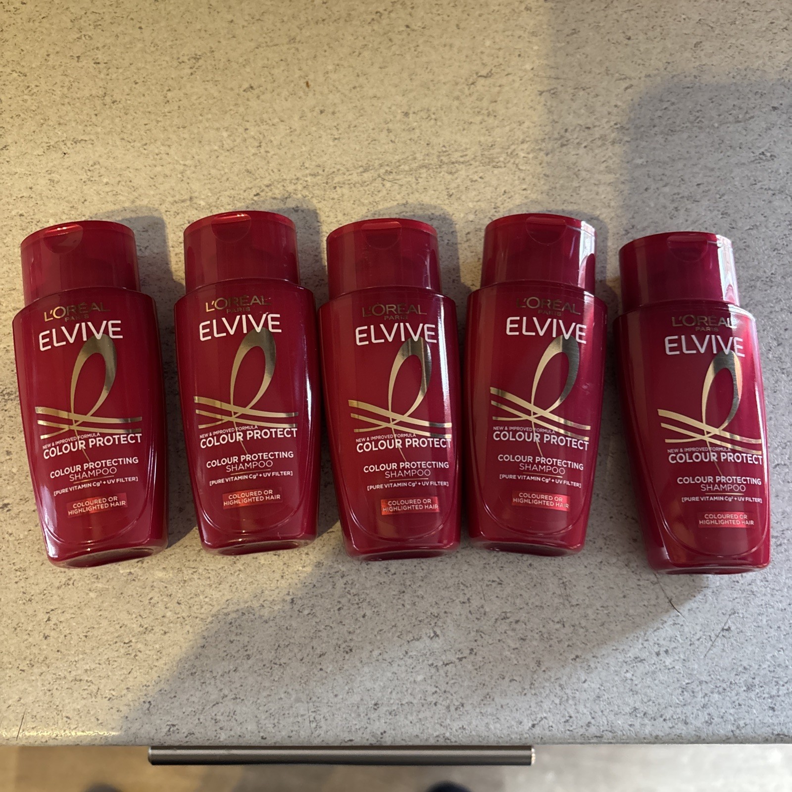 5x L'Oreal Elvive Colour Protecting Hair Conditioner 90ml (travel gym etc)