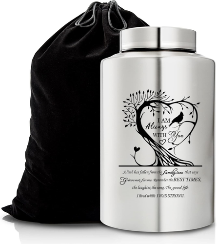 Tree of Life Handcrafted Urn for Human Ashes - Adult Cremation Memorial Urns Wit - Picture 12 of 12