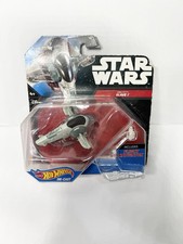 Vehículo Hot Wheels Star Wars Slave I Die Cast Boba Fett Starship 2014 Mattel