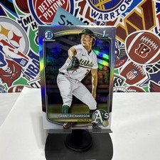 2025 Bowman Draft Chrome Refractor Rookie Grant Richardson #BDC-171 Athletics