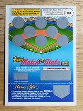 1992 Topps Gold Winner Scratch Cards #NNO Maury Wills