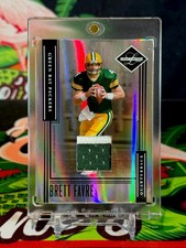 2006 Donruss Leaf Limited Brett Favre Patch 4/30 JERSEY NUMBER 1/1 