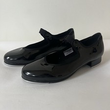 Bloch Techno Tap Shoes Black Mary Jane Tap Dance Shoes Womens Size 8 Excellent