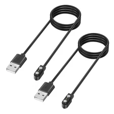 Veryfit Smart Watch Charger, 2 Pack USB Magnetic Smartwatch Replacement Charging