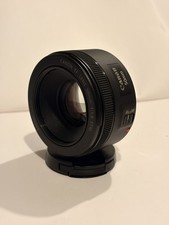 Canon EF 50mm f/1.8 EF STM Lens for DSLR Cameras Black -excellent condition