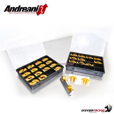 Andreani-Schraubstock-Set in Form von Buchsen, 27 Groben